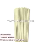 Vanille, 4mm Quilling Papierstreifen (100 Stück, 49 cm)