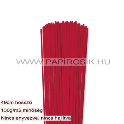   Leuchtend Rot, 3mm Quilling Papierstreifen (120 Stück, 49 cm)