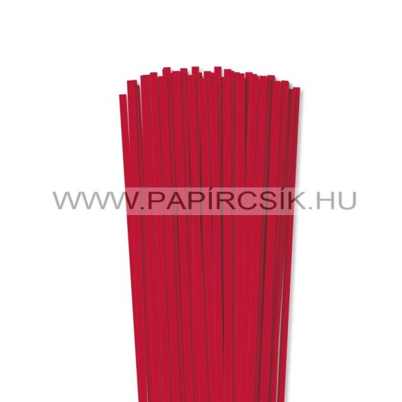 Leuchtend Rot, 5mm Quilling Papierstreifen (100 Stück, 49 cm)
