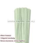 Blassgrün, 3mm Quilling Papierstreifen (100 Stück, 49 cm)