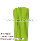 Hellgrün, 3mm Quilling Papierstreifen (100 Stück, 49 cm)