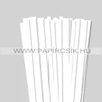   Weiß (Schneeweiß), 10mm Quilling Papierstreifen (50 Stück, 49 cm)