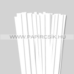   Weiß (Schneeweiß), 10mm Quilling Papierstreifen (50 Stück, 49 cm)