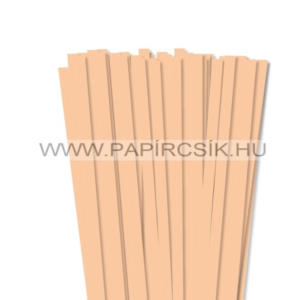 Körperfarbe / Pfirsich, 10mm Quilling Papierstreifen (50 Stück, 49 cm)