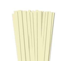 Vanille, 10mm Quilling Papierstreifen (50 Stück, 49 cm)