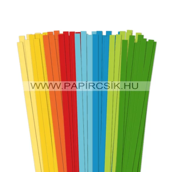 10mm Quilling Papierstreifen Starter Kit VII. (8x10stk, 49cm)