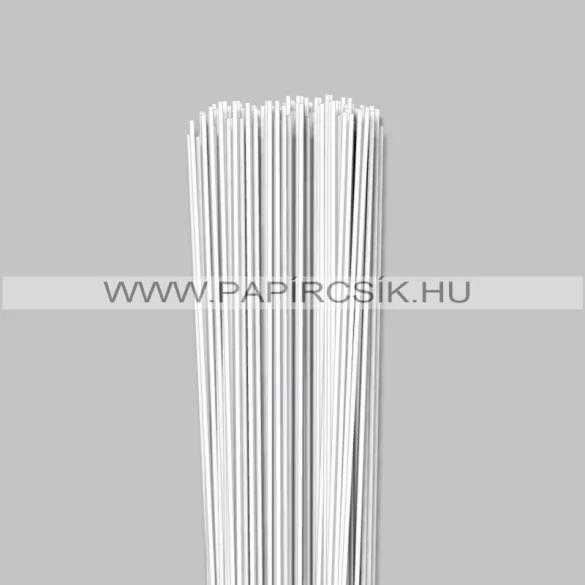 Weiß (Schneeweiß), 2mm Quilling Papierstreifen (120 Stück, 49 cm)