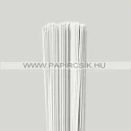   Perlweiß (Weißgrau), 2mm Quilling Papierstreifen (100 Stück, 49 cm)