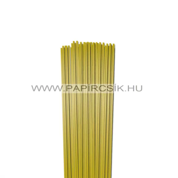 Gold (Lux.), 3mm Quilling Papierstreifen (100 Stück, 50cm)