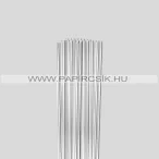   Weiß (Metallisch), 3mm Quilling Papierstreifen (100 Stück, 49 cm)