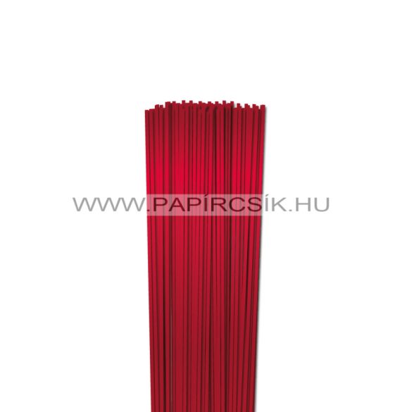 Rot (Metallisch), 3mm Quilling Papierstreifen (120 Stück, 49 cm)