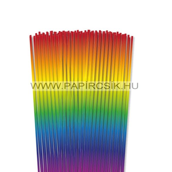 Regenbogen, 3mm-es quilling papírcsík (120Stk., 48cm)