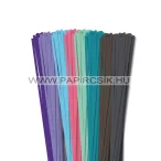 4mm Quilling Papierstreifen Starter Kit VI. (8x20Stk, 49cm)