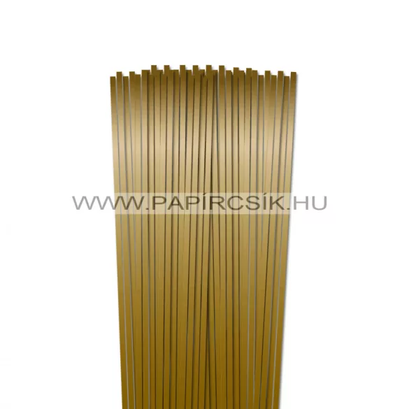 Gold (Antiq.), 5mm Quilling Papierstreifen (100 Stück, 50 cm)