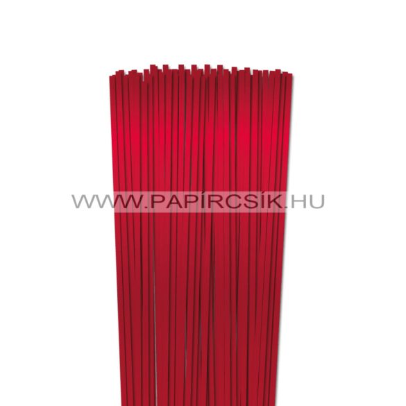 Rot (Metallisch), 5mm Quilling Papierstreifen (100 Stück, 49 cm)