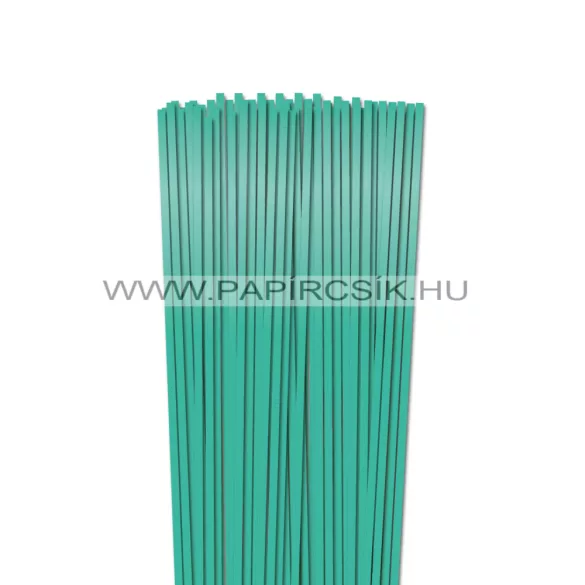 Minzgrün (Metallisch), 5mm Quilling Papierstreifen (100 Stück, 49 cm)
