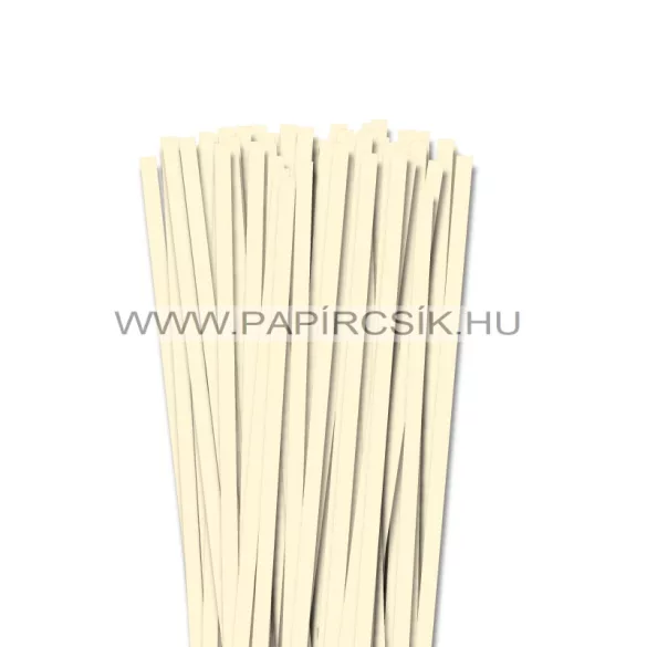 Elfenbein, 7mm Quilling Papierstreifen (80 Stück, 49 cm)