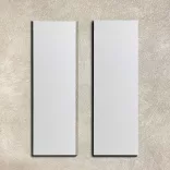 Wandbild-Rohling zum Dekorieren, Mattweiß (2 Stk., 11 cm x 32 cm)