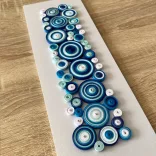 Wandbild-Rohling zum Dekorieren, Mattweiß (2 Stk., 11 cm x 32 cm)