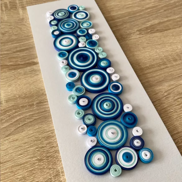 Wandbild-Rohling zum Dekorieren, Mattweiß (2 Stk., 11 cm x 32 cm)