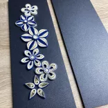 Wandbild-Rohling zum Dekorieren, MATTSCHWARZ (2 Stk., 11 cm x 32 cm)