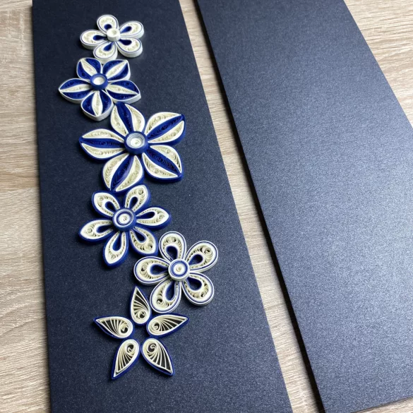 Wandbild-Rohling zum Dekorieren, MATTSCHWARZ (2 Stk., 11 cm x 32 cm)