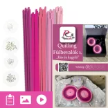 Ohrringe 1. – Quilling-Muster (100 Stück Streifen, Ohrringteile 10 Stück/5 Paare, mit Muster und Beschreibung, mit Bildern)