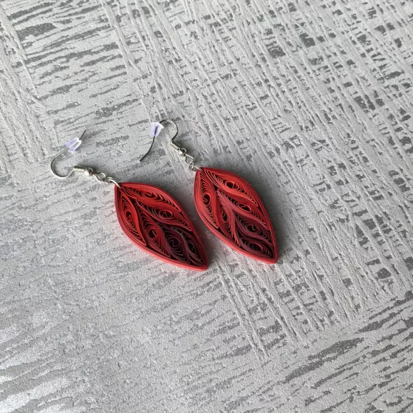 Ohrringe 3 – Quilling-Muster (100 Streifen, Ohrringteile 20 Stück/10 Paar pro Muster,  Beschreibung,  Werkzeuge)