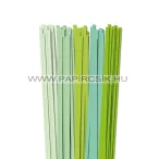 Hellgrün Farbton, 7mm Quilling Papierstreifen (5x20, 49 cm)