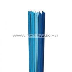 Blau Farbton, 3mm Quilling Papierstreifen (5x20, 49 cm)