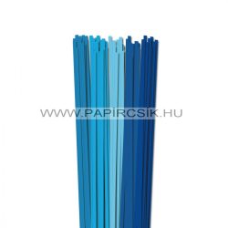 Blau Farbton, 5mm Quilling Papierstreifen (5x20, 49 cm)