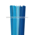 Blau Farbton, 6mm Quilling Papierstreifen (5x20, 49 cm)