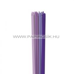 Violett Farbton, 3mm Quilling Papierstreifen (4x20, 49 cm)