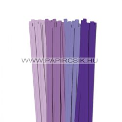 Violett Farbton, 10mm Quilling Papierstreifen (4x20, 49 cm)