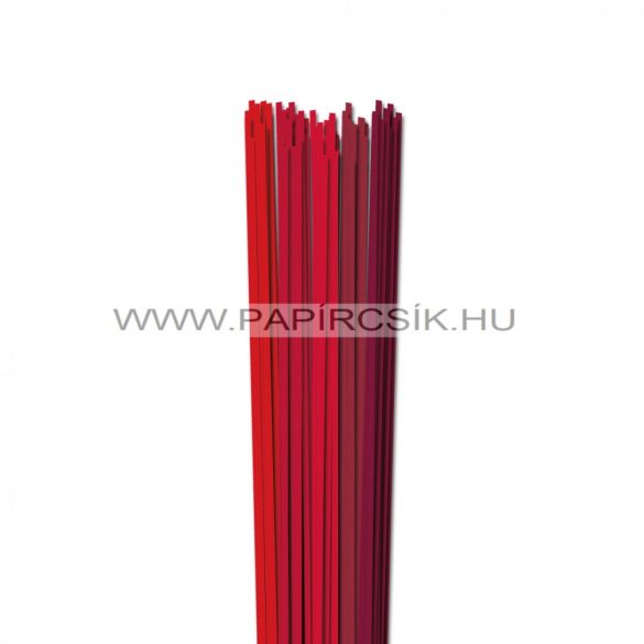 Rot Farbton, 3mm Quilling Papierstreifen (5x20, 49 cm)