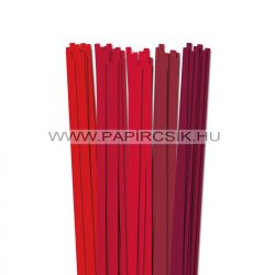 Rot Farbton, 7mm Quilling Papierstreifen (5x20, 49 cm)