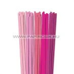 Rosa Farbton, 7mm Quilling Papierstreifen (5x20, 49 cm)