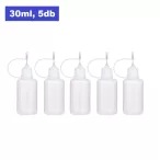 Quilling - Klebetube mit Metallnadel 30ml (5 Stück, leer)