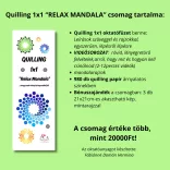 Quilling 1x1 - Mandala - Tanfolyam Alapanyagokkal