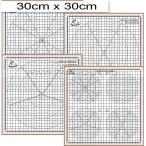 Quilling Korktafel mit 4 St. Schablonen (30x30cm)